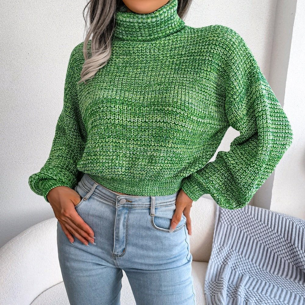 Stilla | Lækker rullekrave sweater lavet af strik