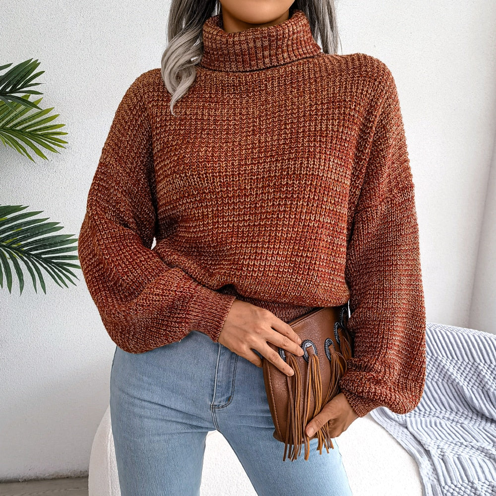 Stilla | Lækker rullekrave sweater lavet af strik