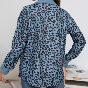 Stilla | Trendy jakke med leopardprince