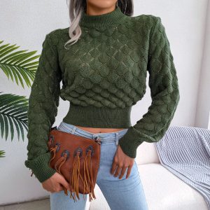Stilla | Trøje Kort Strikket Sweater Hot på udsalg