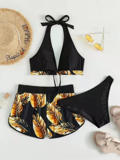 Stilla | Bikini og shorts sæt til damer sommer outfit strand sæt