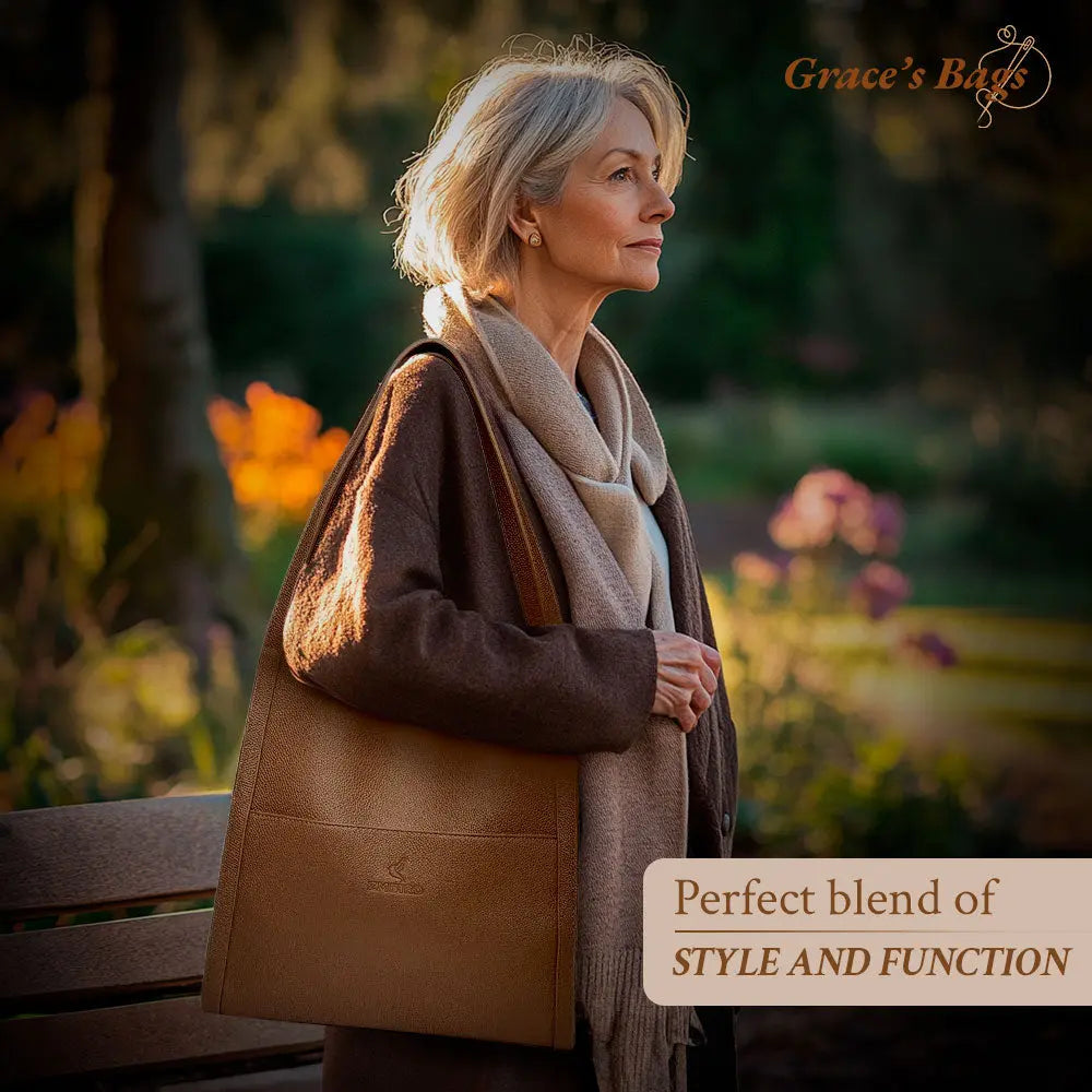 Stilla | Designer Tote med Blød Finish Online salg