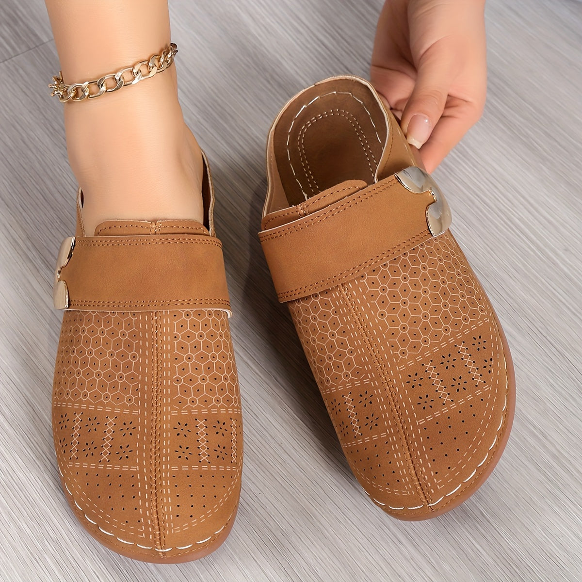 Stilla | Sandaletter Med Kilehæl Komfortable Slip on Sandaler På Platforme Sommer Sko
