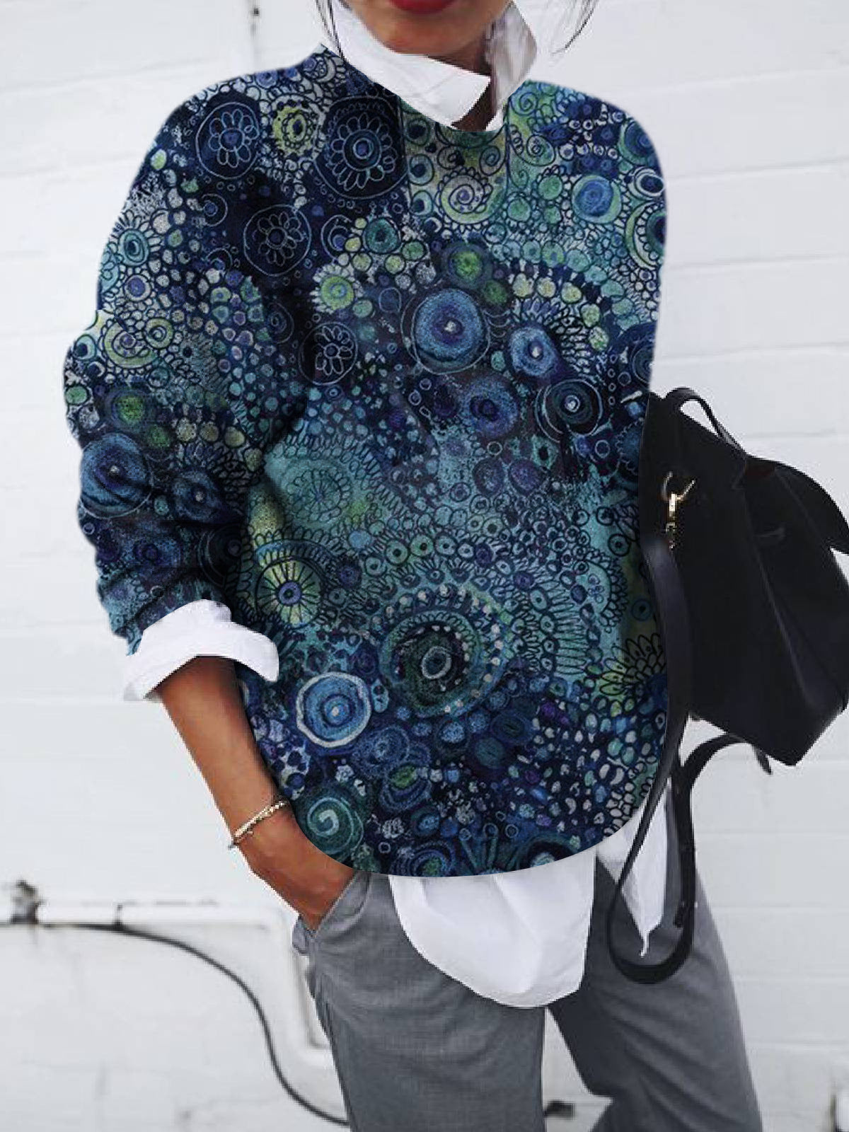 Stilla | Alsidig Smart Crewneck Trøje Style Rabat