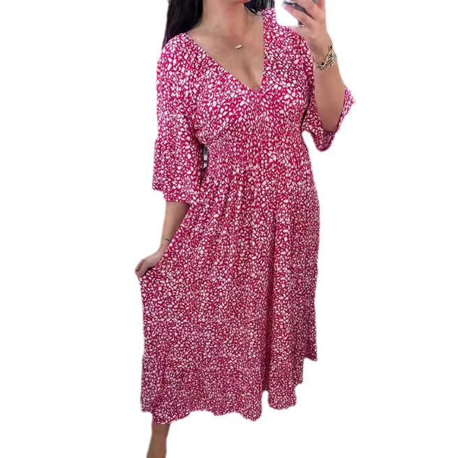 Stilla | Strand-Kjole Fake Strand Løs Lang Skirt