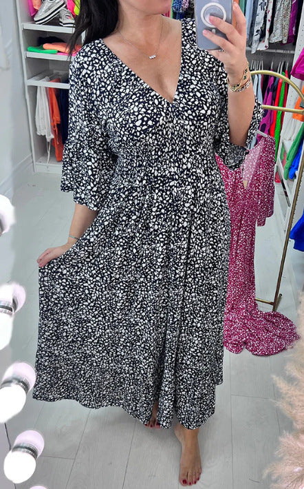 Stilla | Strand-Kjole Fake Strand Løs Lang Skirt
