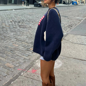 Stilla | Pullover Amerikansk Flag For Damer