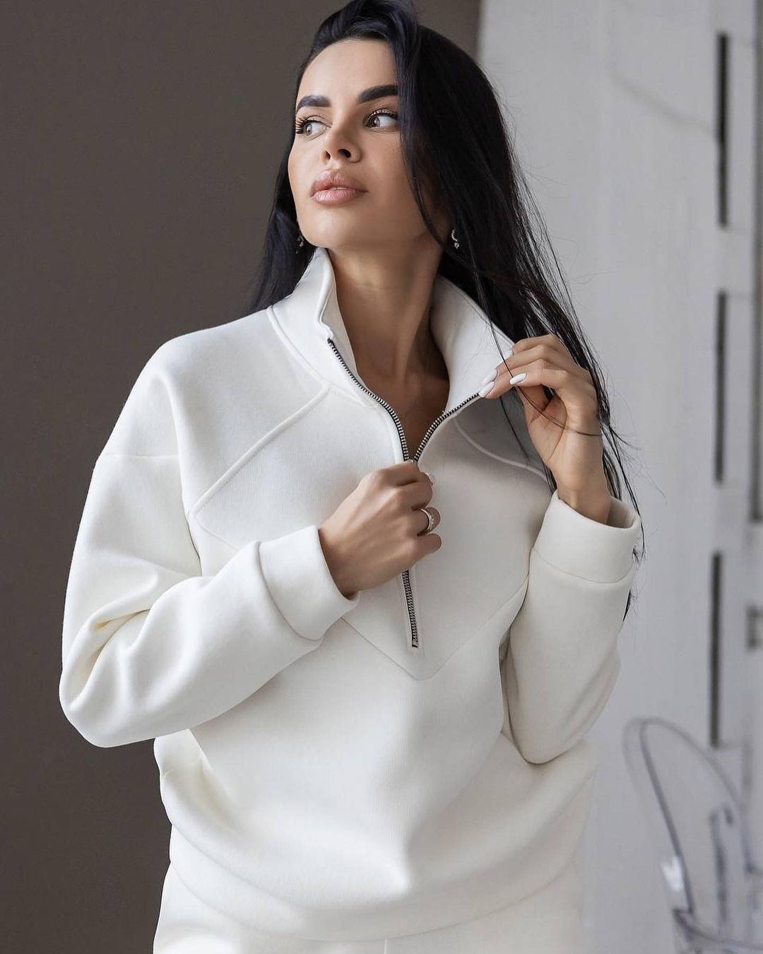 Stilla | Sæt Af Sweater Og Bukser Med Lynlås Og Sweat Udsalg