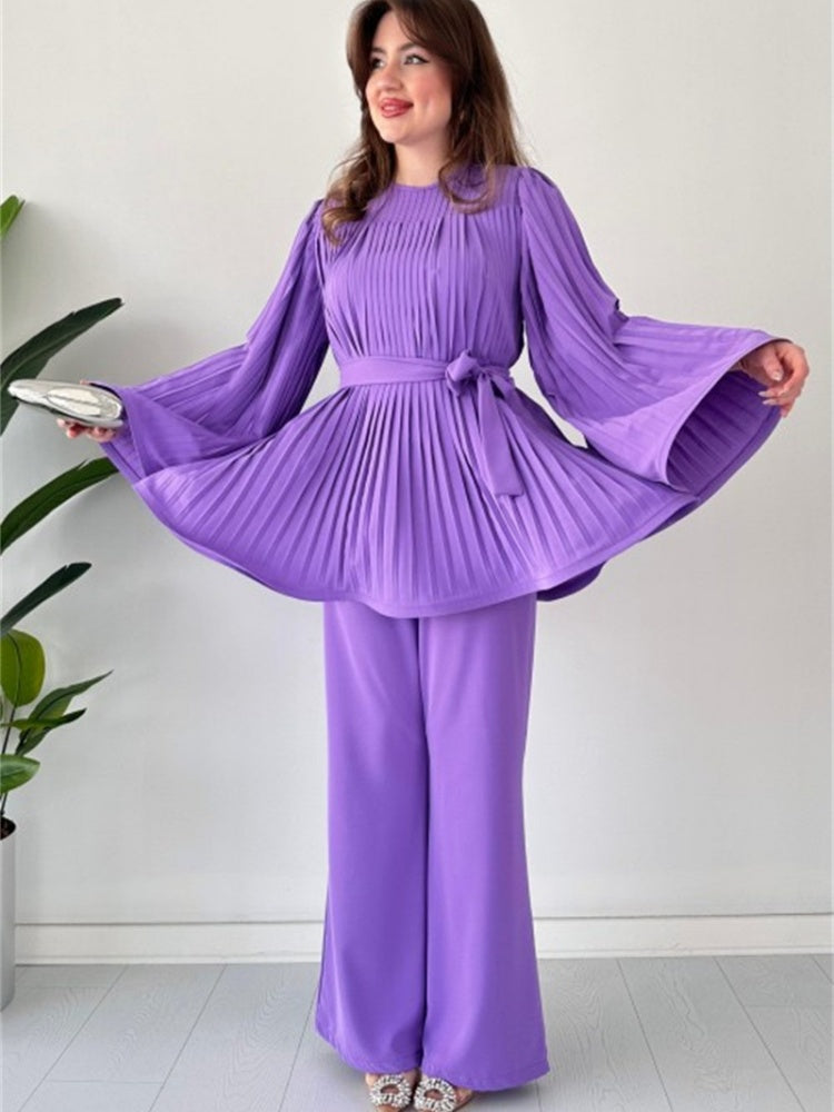 Stilla | Elegante Dame Sommer Sæt Top + Bukser