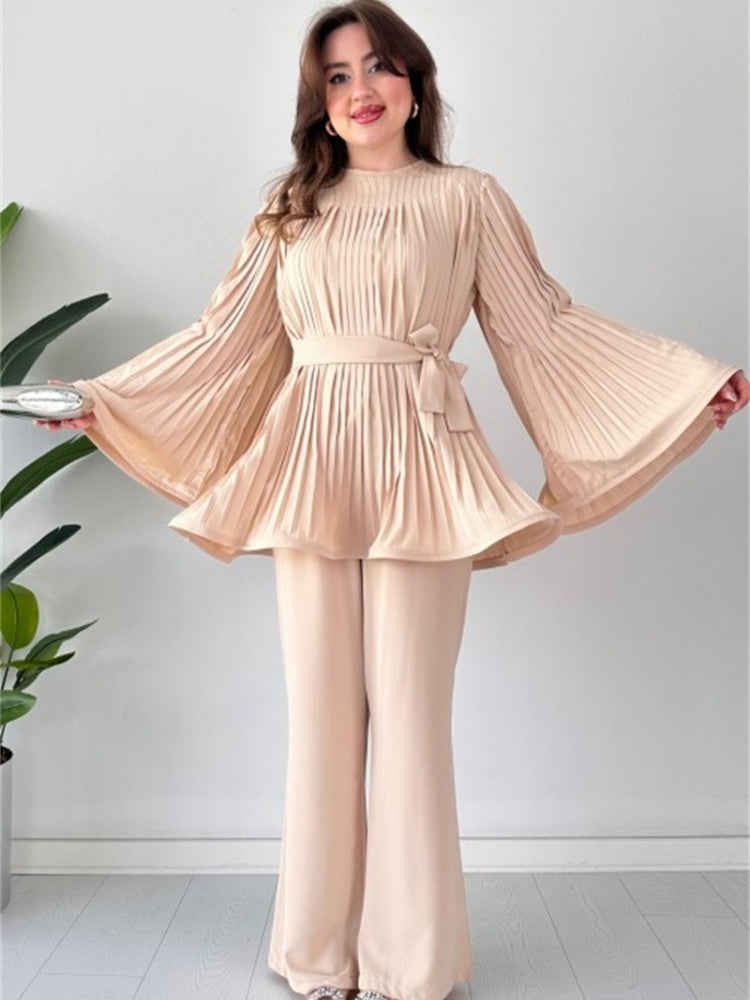 Stilla | Elegante Dame Sommer Sæt Top + Bukser