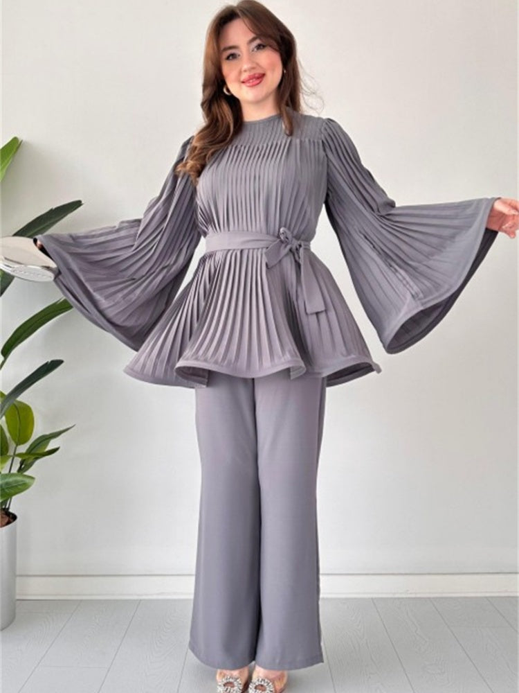 Stilla | Elegante Dame Sommer Sæt Top + Bukser
