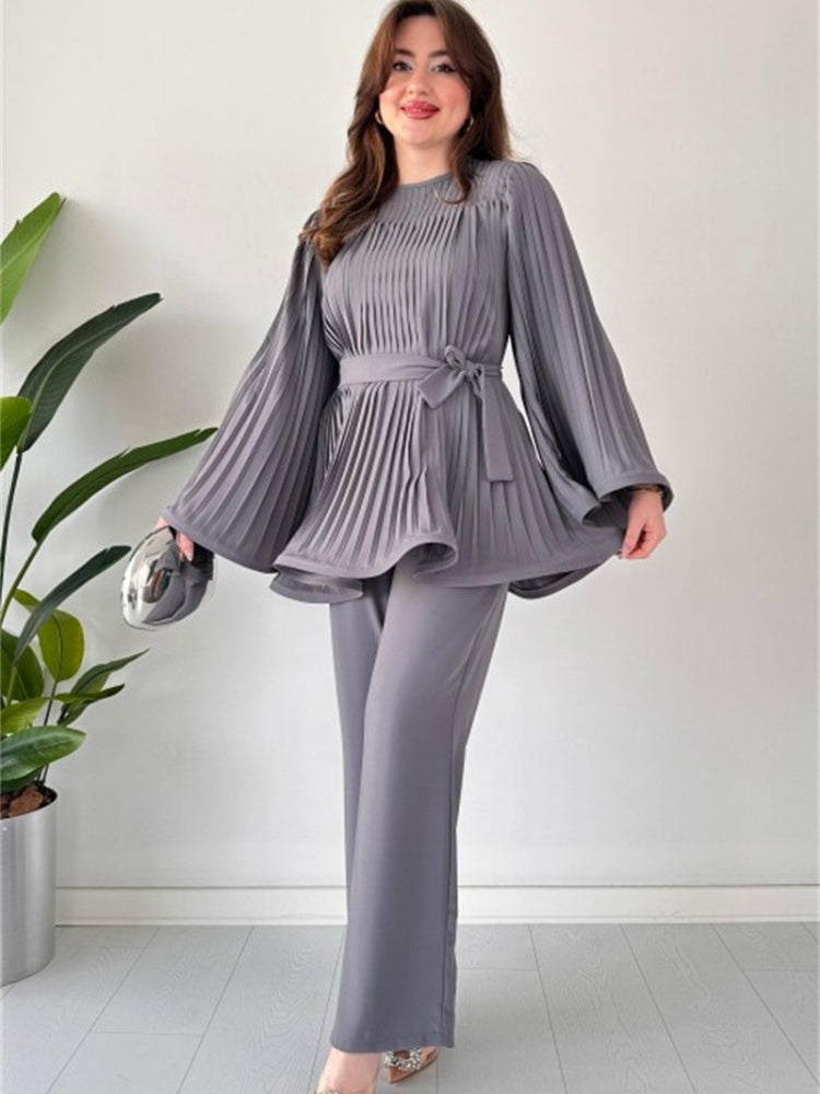 Stilla | Elegante Dame Sommer Sæt Top + Bukser