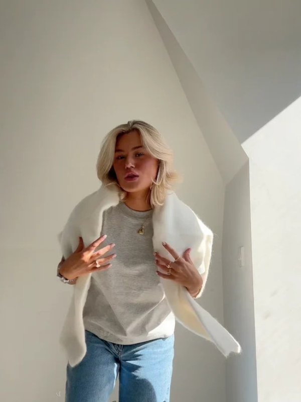 Stilla | Enkel Rundhalstrøje