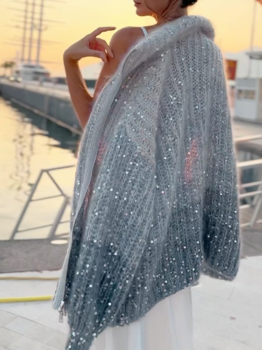 Stilla | Komfortabel sweater med pailletter Online nu