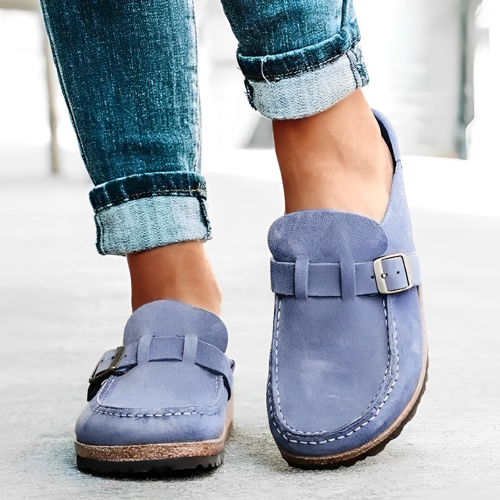 Stilla | Luiz Moderne Vintage Læder Sandal
