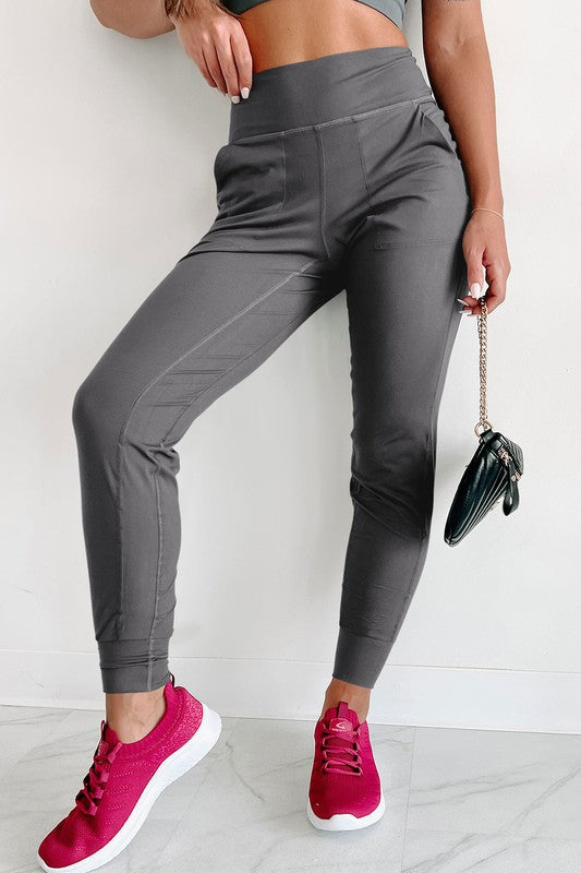 Stilla | Seam Høj Talje Lommer Joggers Mode