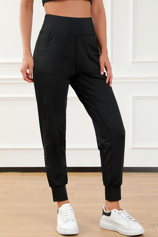 Stilla | Seam Høj Talje Lommer Joggers Mode