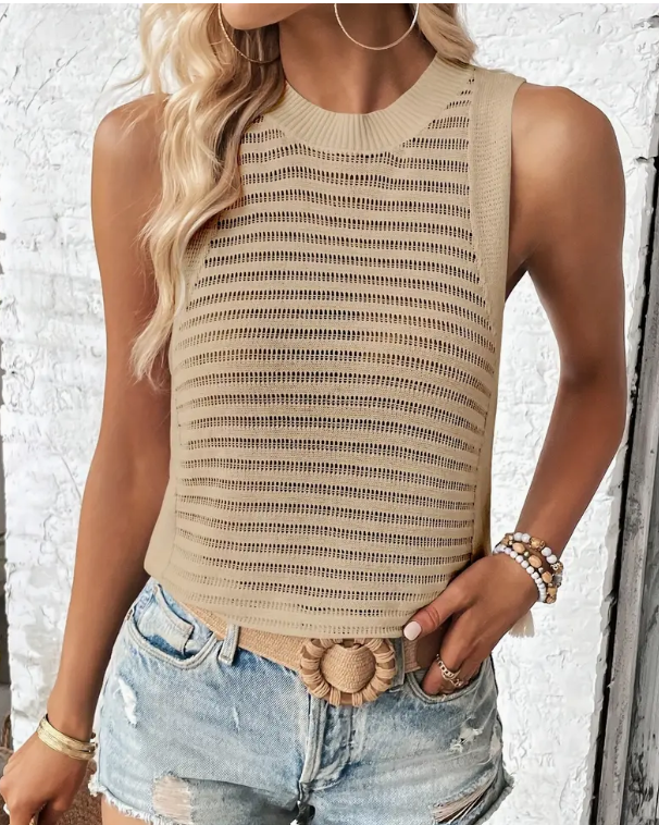 Stilla | Tank Top Med Rund Halsaussnit
