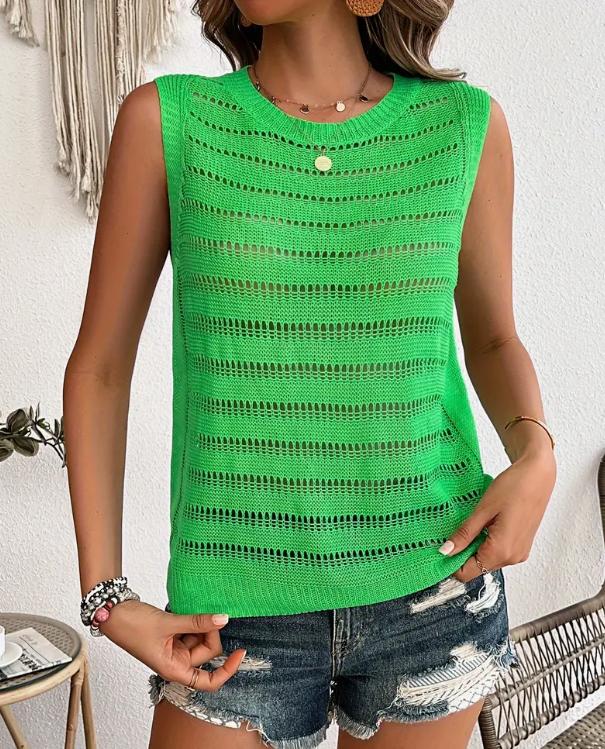 Stilla | Tank Top Med Rund Halsaussnit