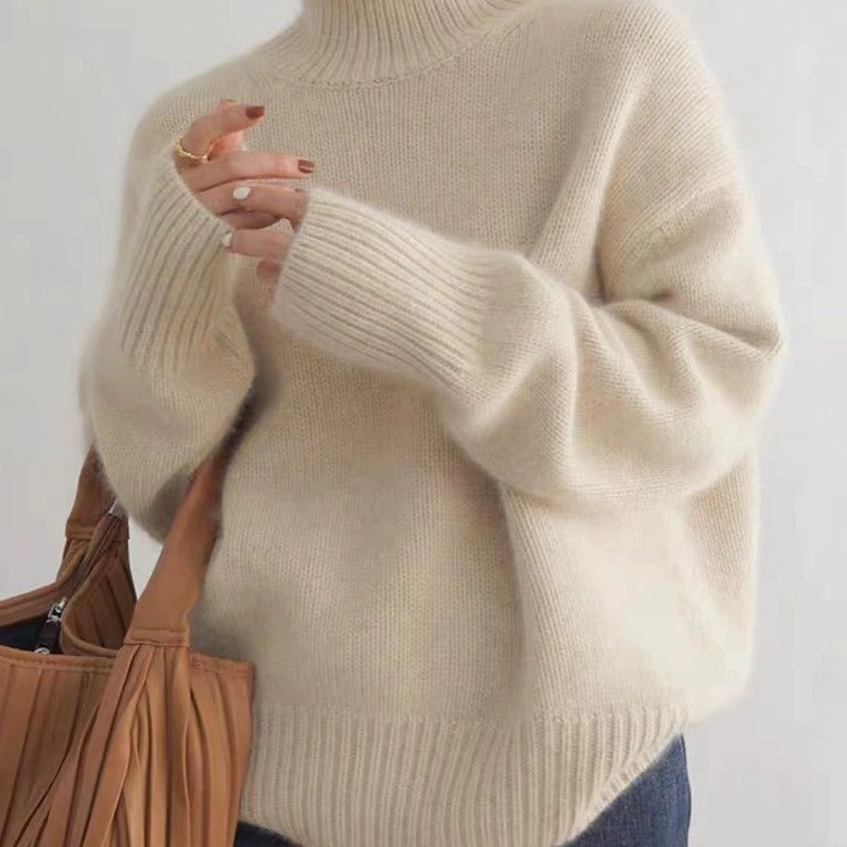 Stilla | Afslappet Turtleneck Strik