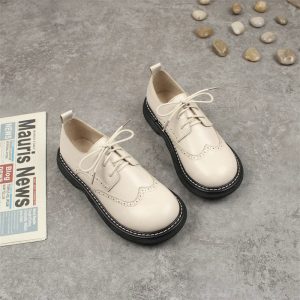 Stilla | Bred Box Brogue Stil Oxford Sko