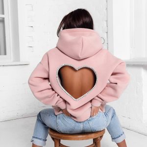 Stilla | Fritids hætte sweatshirt Love