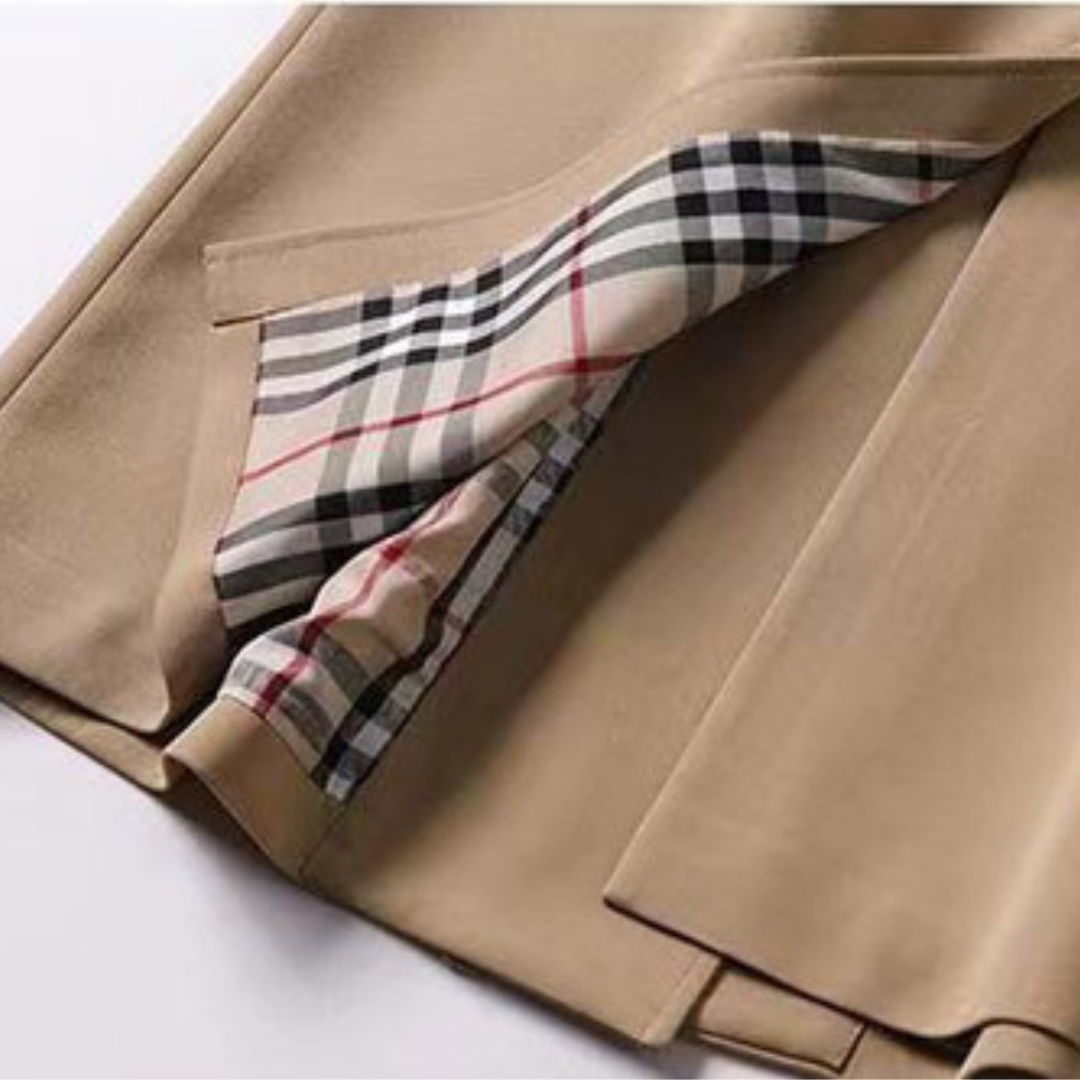Stilla | Klassisk Trenchcoat Ambre Online Hot Salg