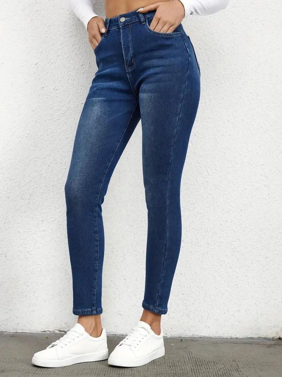 Stilla | Skinny-jeans Med Polar-indsats Levere