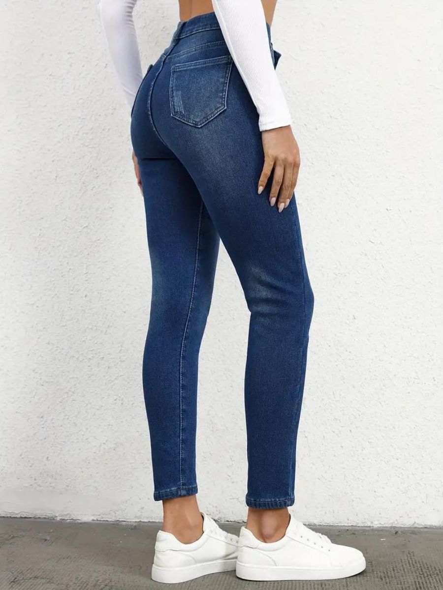 Stilla | Skinny-jeans Med Polar-indsats Levere