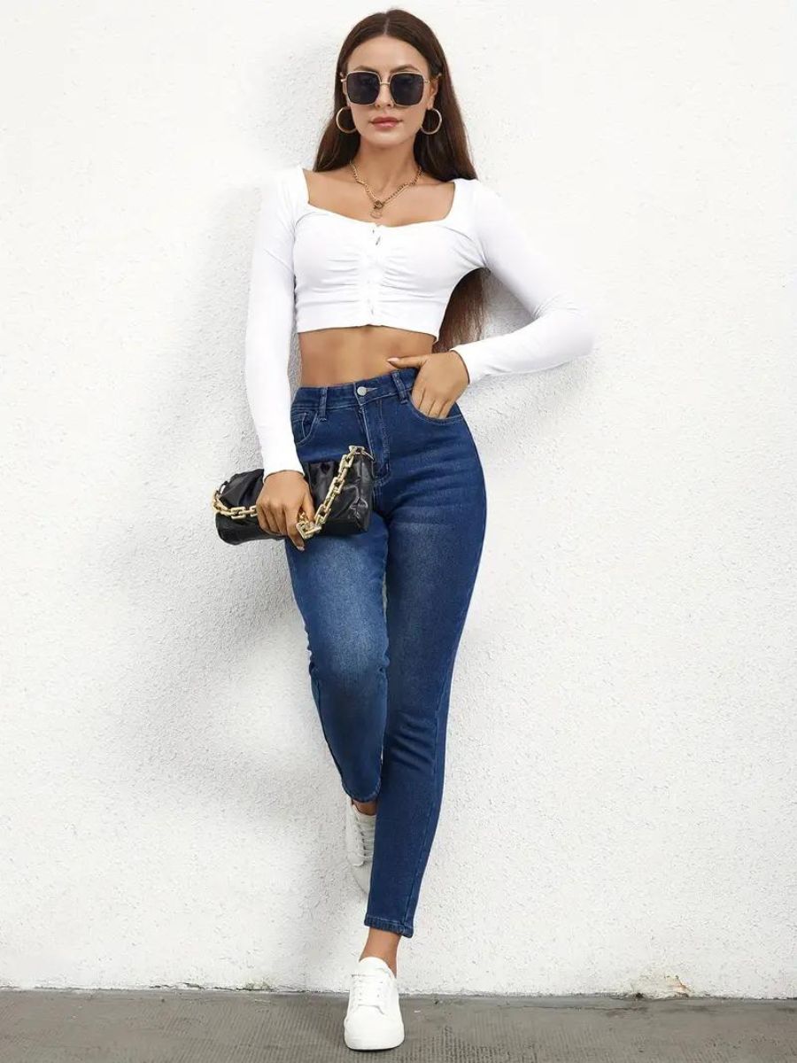 Stilla | Skinny-jeans Med Polar-indsats Levere