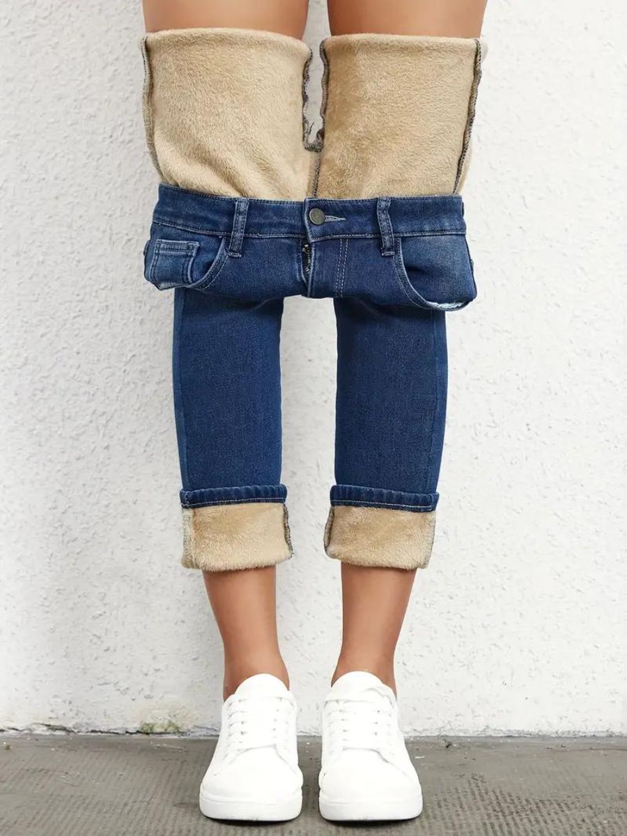 Stilla | Skinny-jeans Med Polar-indsats Levere