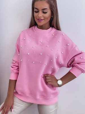 Stilla | Moderne Bluse mit Langen Ärmeln und Perlen Levere