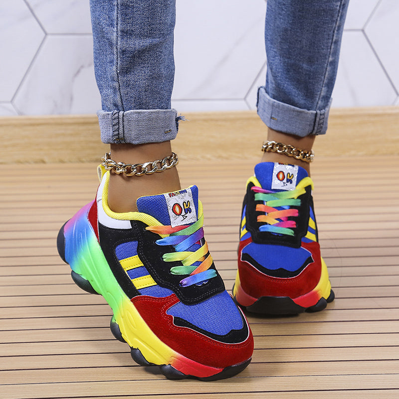 Stilla | Farverige Orthopædiske Sneakers Med Stil