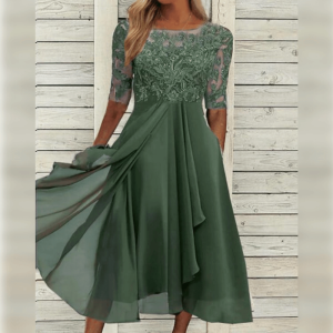 Stilla | Elegant Behageligt Dame Midikjole