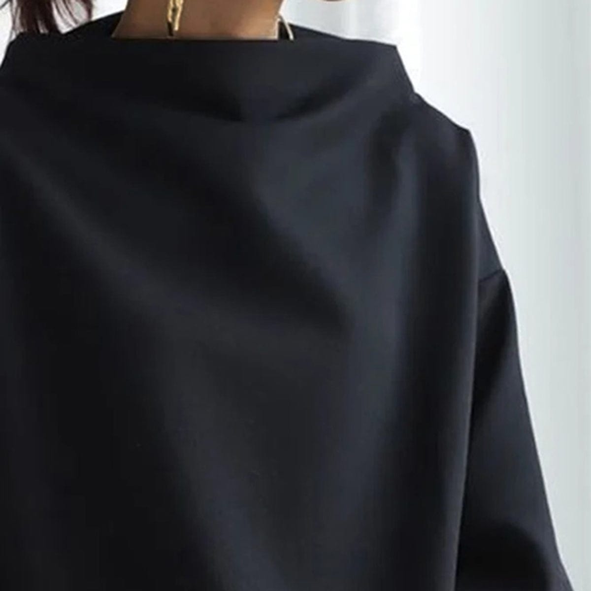 Stilla | Elegante Løs Fit Turtleneck Bluse