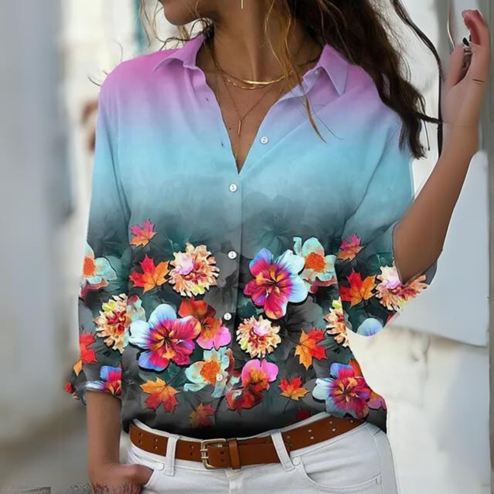 Stilla | Farverig Komfortabel Kvinders Bluse Online