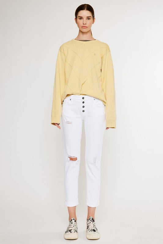 Stilla | Rise Girlfriend Fit Jeans Hot på udsalg
