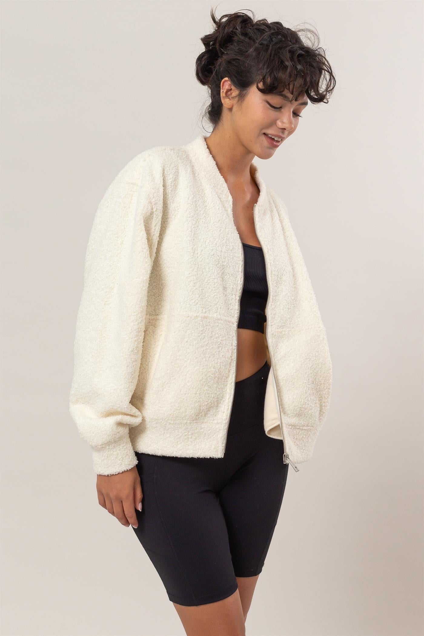 Stilla | Baseball Krave Zip Up Langærmet Jakke