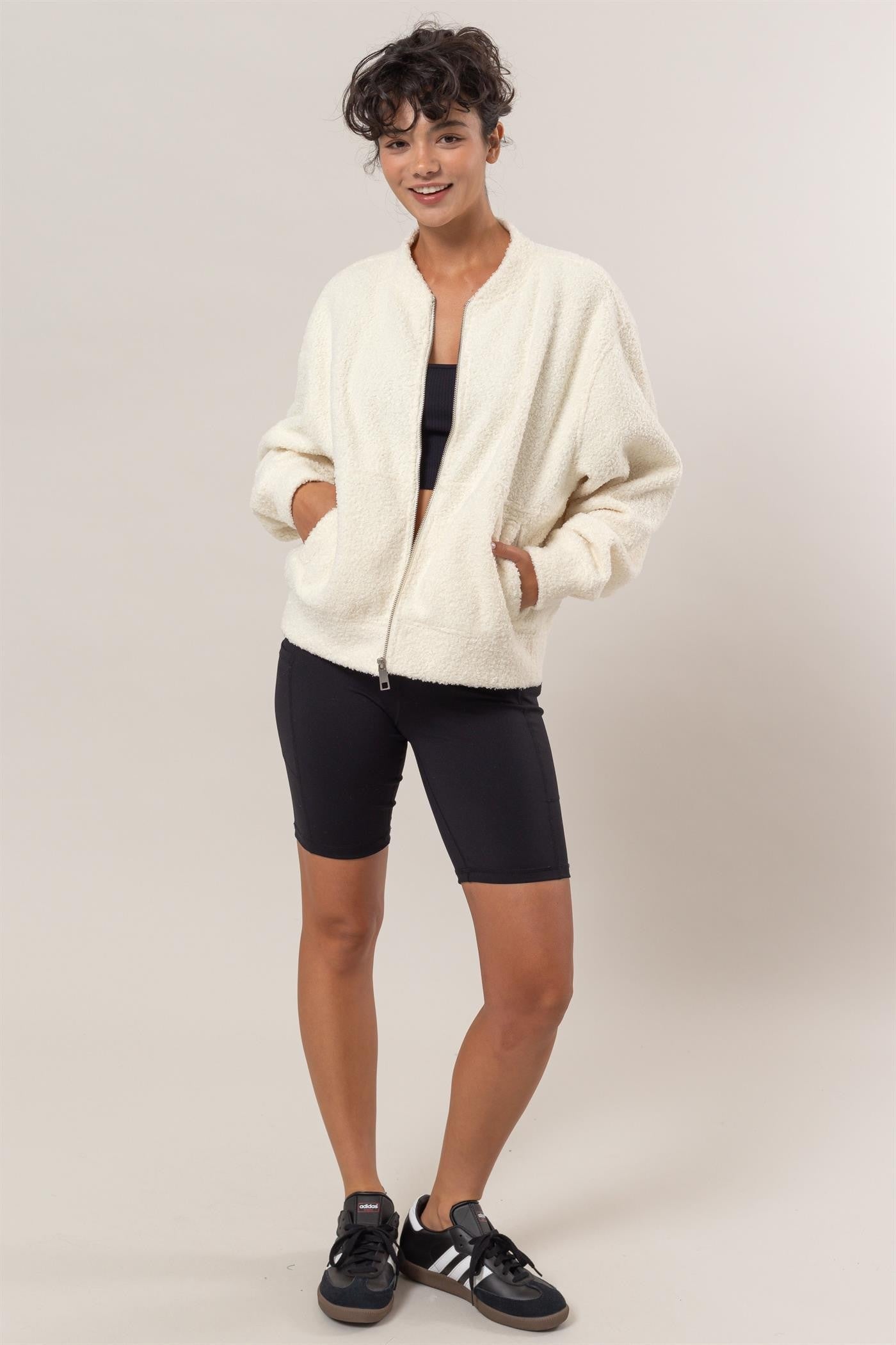 Stilla | Baseball Krave Zip Up Langærmet Jakke