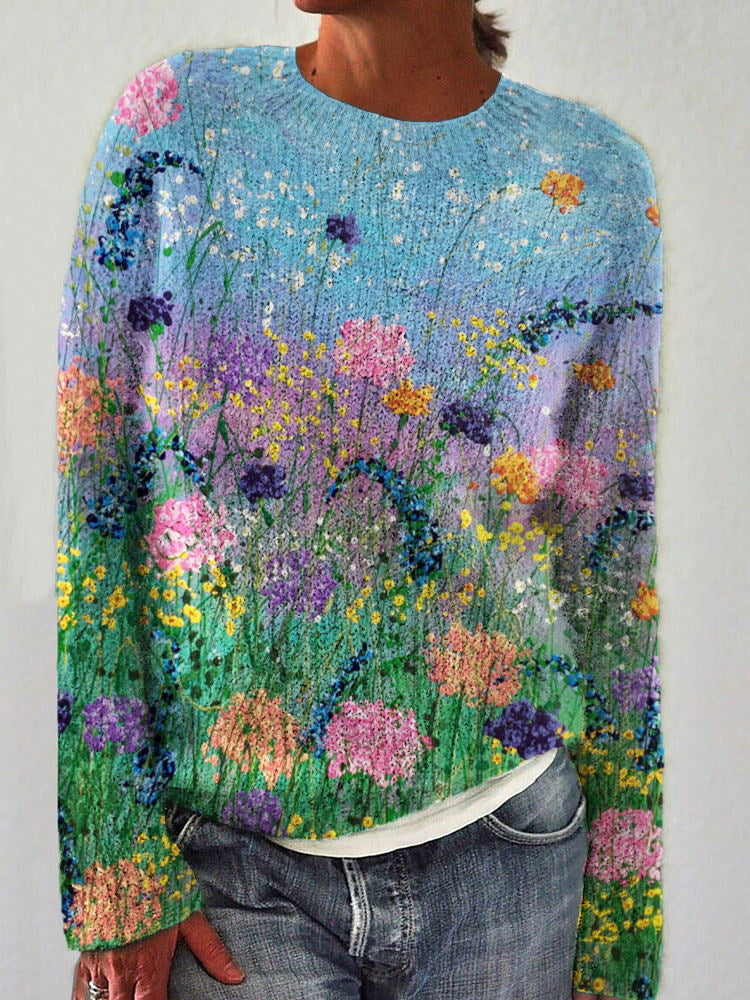 Stilla | Farverig Sweater