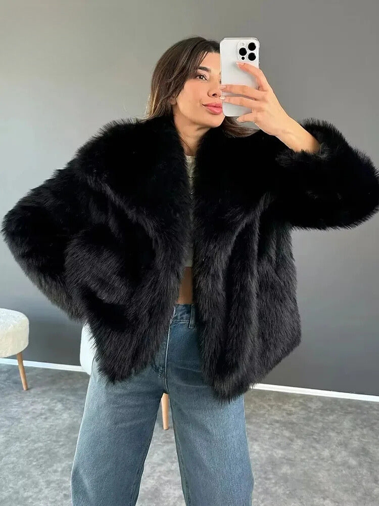Stilla | Faux Fur-Jakke til Kvinder