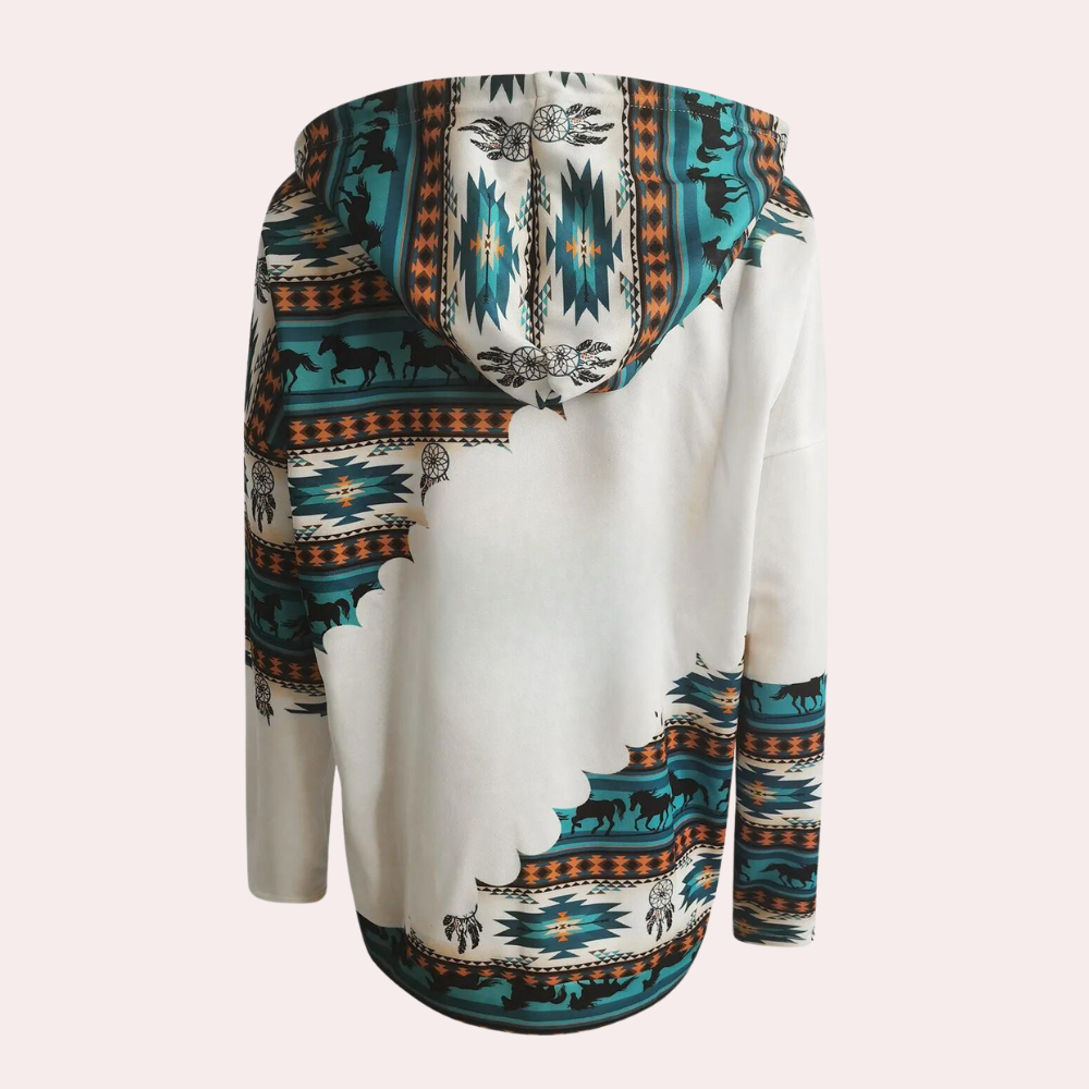 Stilla | Mønstret Sweatshirt Til Damer Online salg