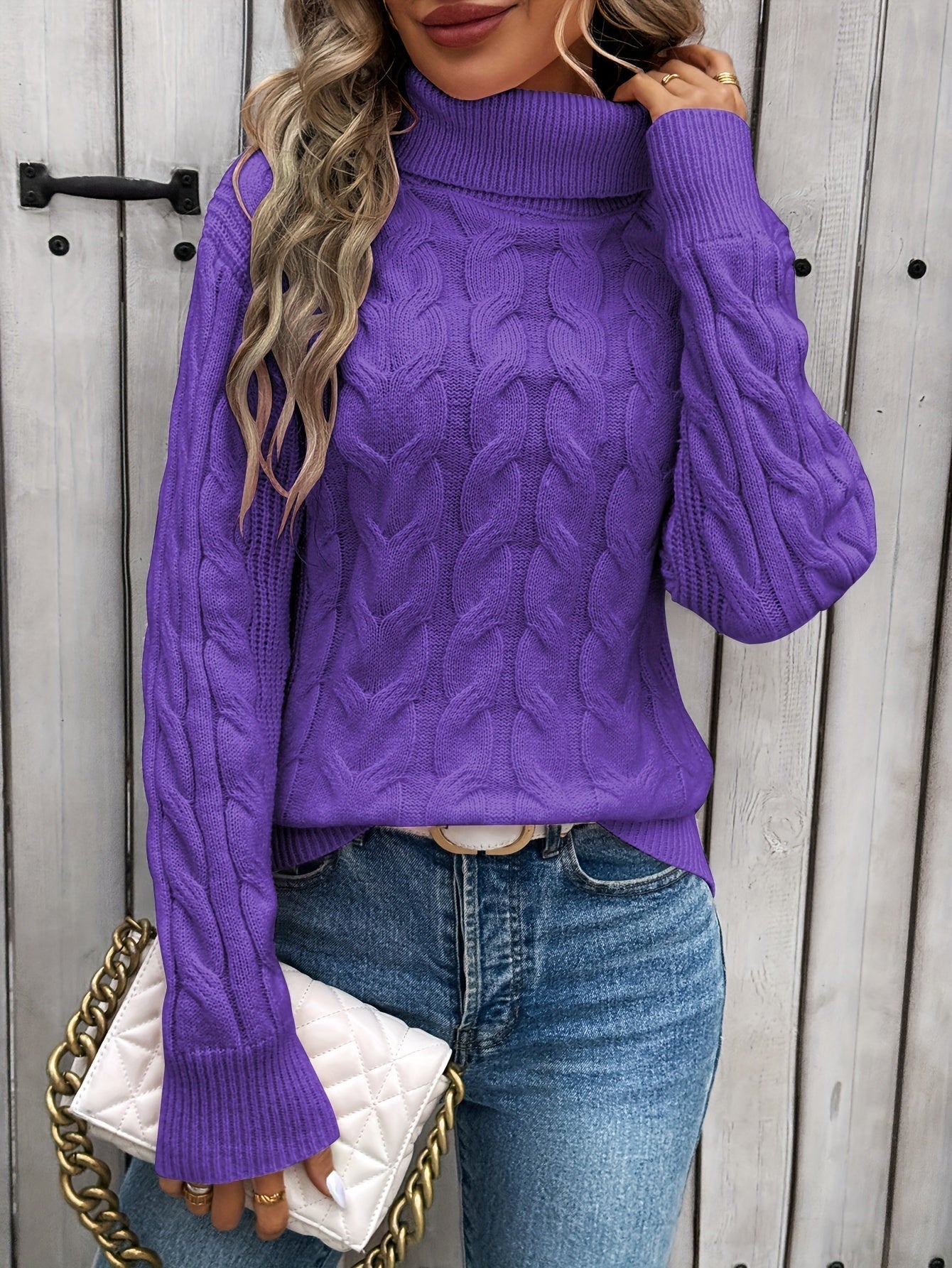 Stilla | Blød strik rullekravepullover Mode