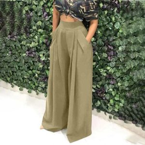 Stilla | Efterårs Trousers Med Bred Ben