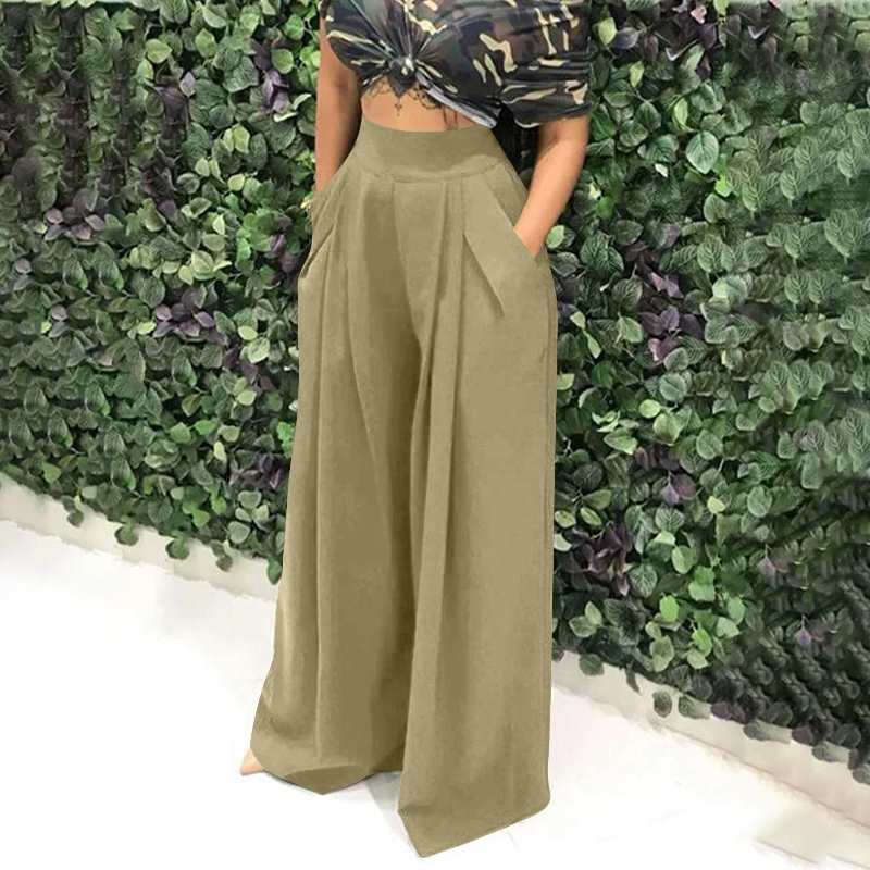 Stilla | Efterårs Trousers Med Bred Ben