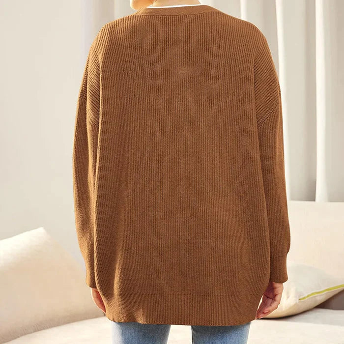 Stilla | Chic Møder Komfort Elaras Vhals Strikpullover