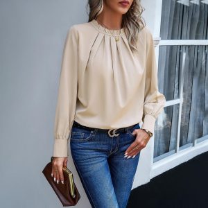 Stilla | Blondekrave Langærmet Top