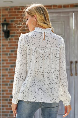Stilla | Rules of Romance Ruffled Dot Til Toppen på udsalg