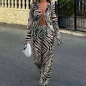 Stilla | Strand Sæt Med Zebra Motiv