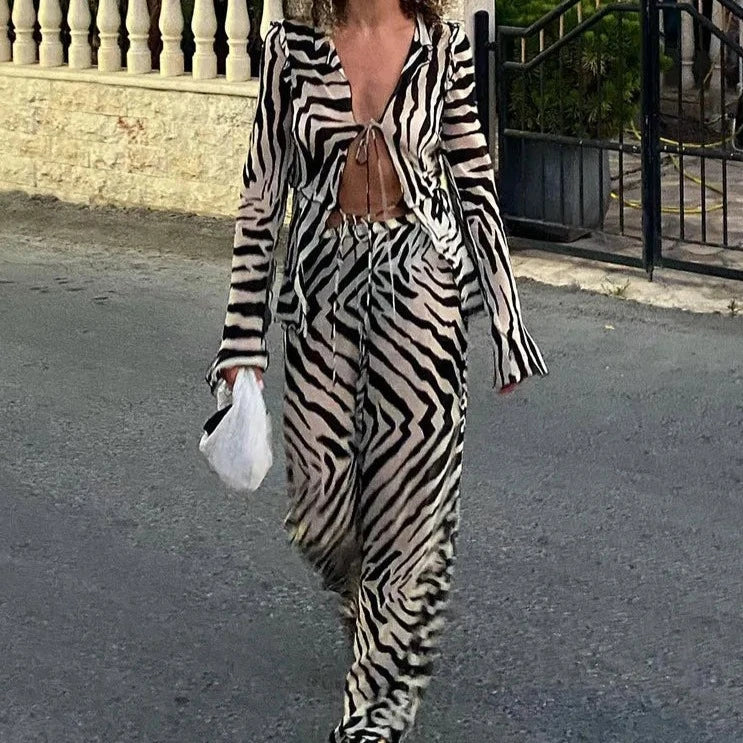Stilla | Strand Sæt Med Zebra Motiv